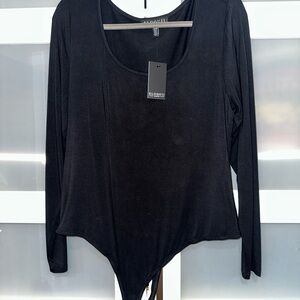 NWT* Eloquii Black Long Sleeve Bodysuit